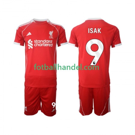 Barn Fotballdrakter Liverpool ISAK 9 Hjemme 2025-26 Kortermet